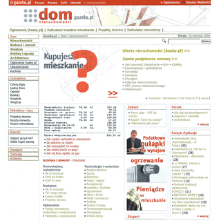 dom.gazeta.pl - 2004